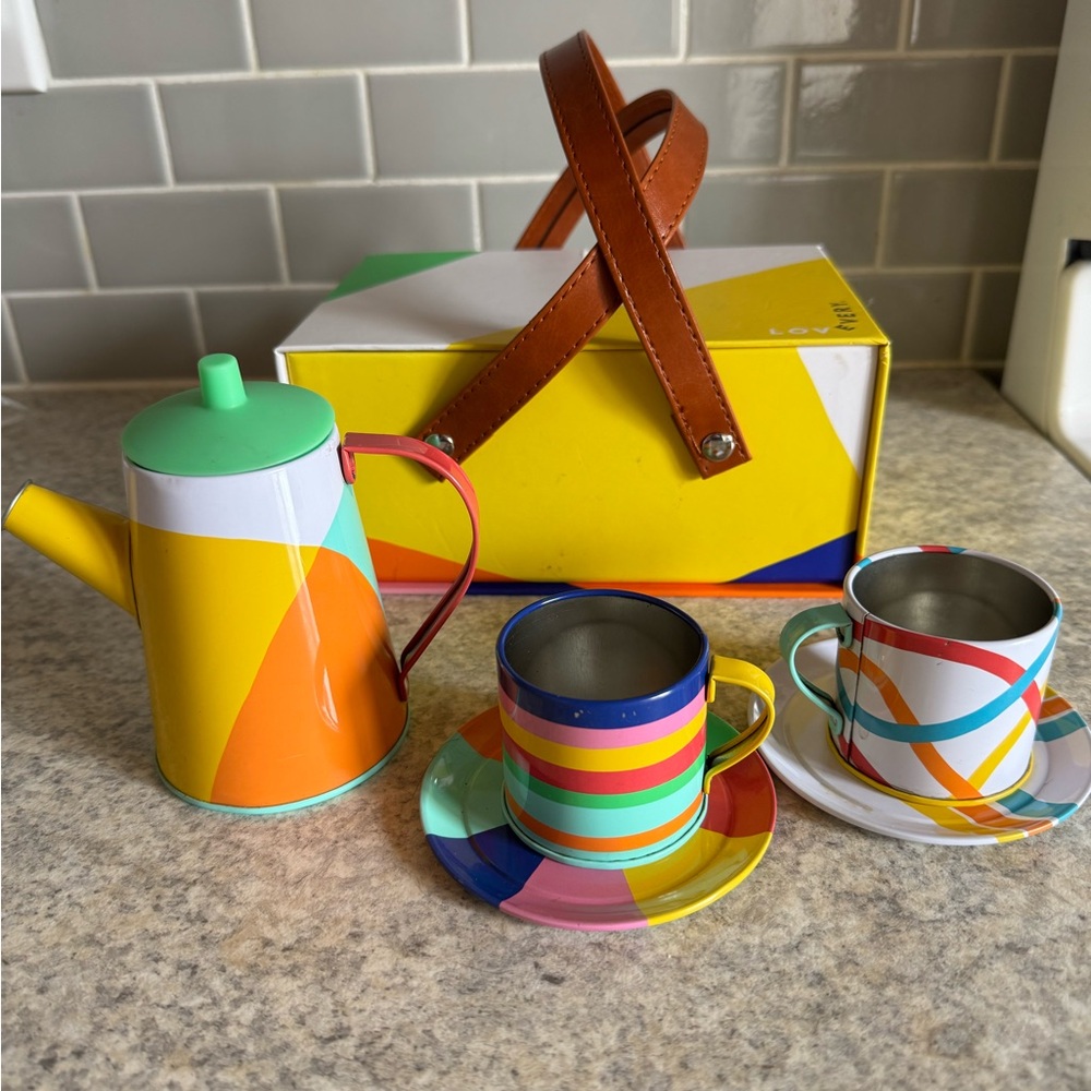 Lovevery enamel tea set